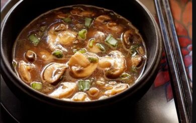 Chinese Mushroom In Spicy Soy Sauce (Vegan)