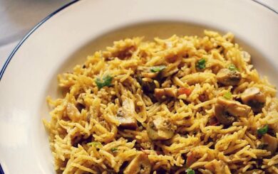 Mushroom Biryani